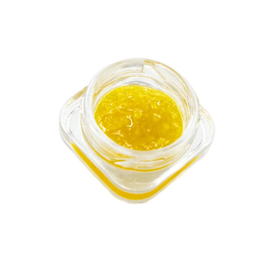 THCa Sugar Sauce golden concentrate close-up